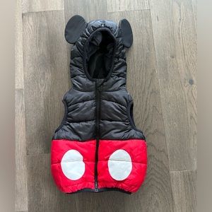Disney Mickey Mouse Hooded Puffer Vest
